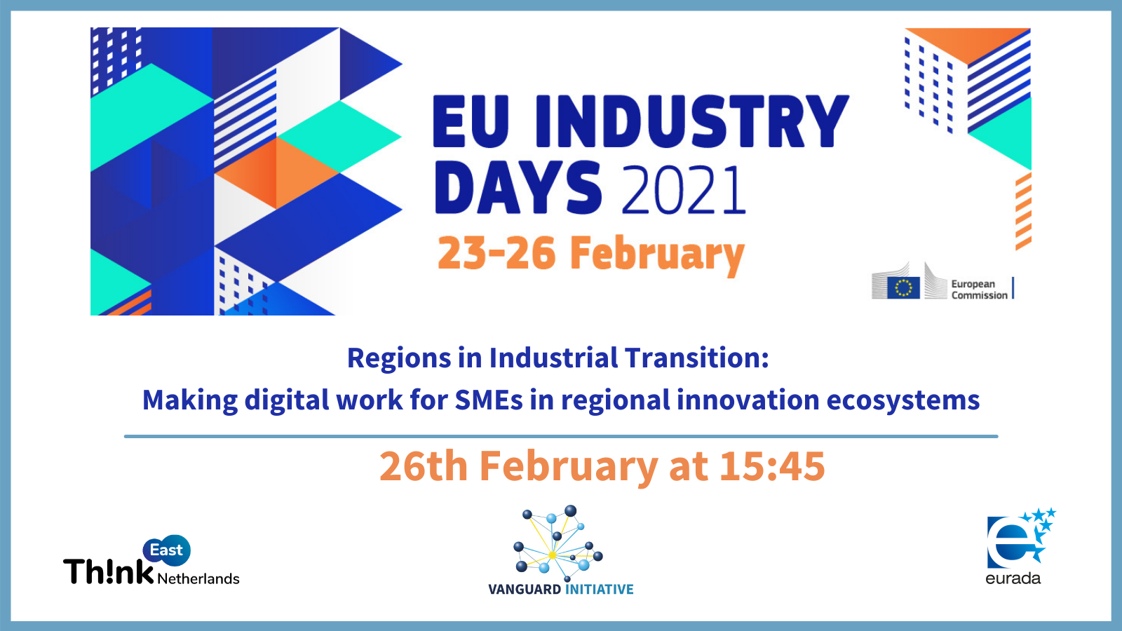 EU Industry Days: successful webinar on The Industrial Transition ...