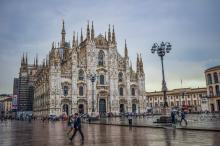 italy, milano, duomo square