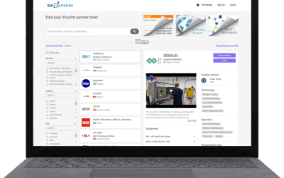 Vi 3Dp Pilot Providing Its Members Search Engine And Matchmaking Tool Organisations 3D